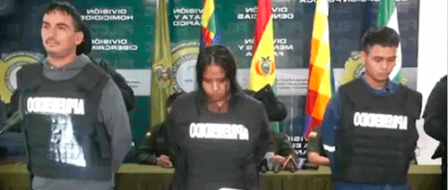 Caen tres presuntos ladrones de celulares que operaban en trufis del centro de Santa Cruz