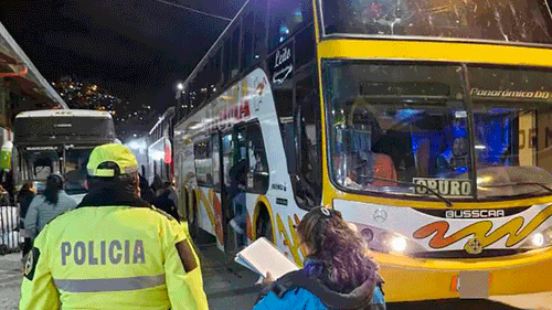 Incremento transitorio del 40% en pasajes interdepartamentales