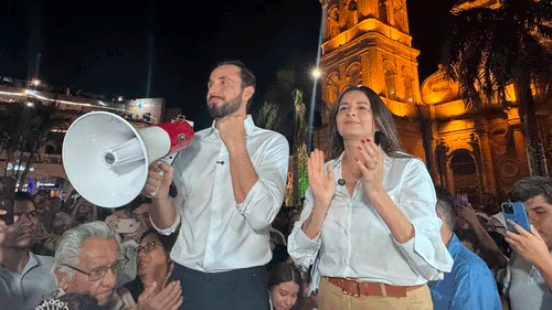 JP Velasco y Paola Aguirre confirman binomio en busca de la Gobernación cruceña