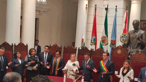 El presidente del TSJ respalda decretos de Paz y solicita incremento presupuestario