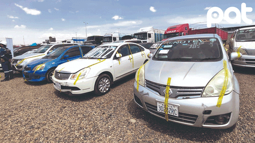 Quiroga rechaza legalización de autos “chutos”