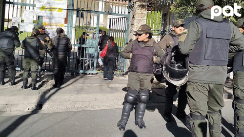 Marcha evista no inscribió a Evo Morales