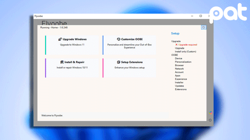 Flyoobe ofrece solución para instalar Windows 11 sin límites