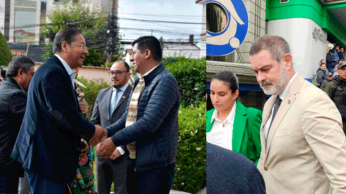 Arce llega al TSE para ser parte del encuentro multipartidario