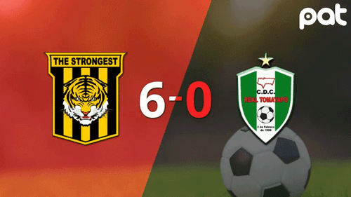 Imagen de The Strongest golea 6-0 a Tomayapo con doblete de Godoy