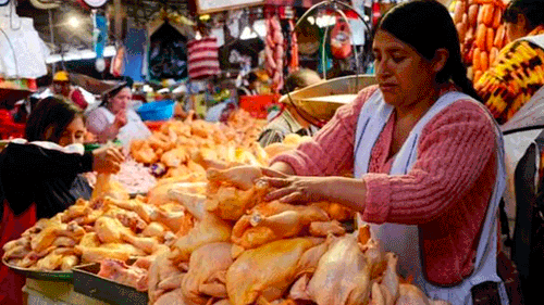 El precio del kilo de pollo sube nuevamente en mercados del eje central