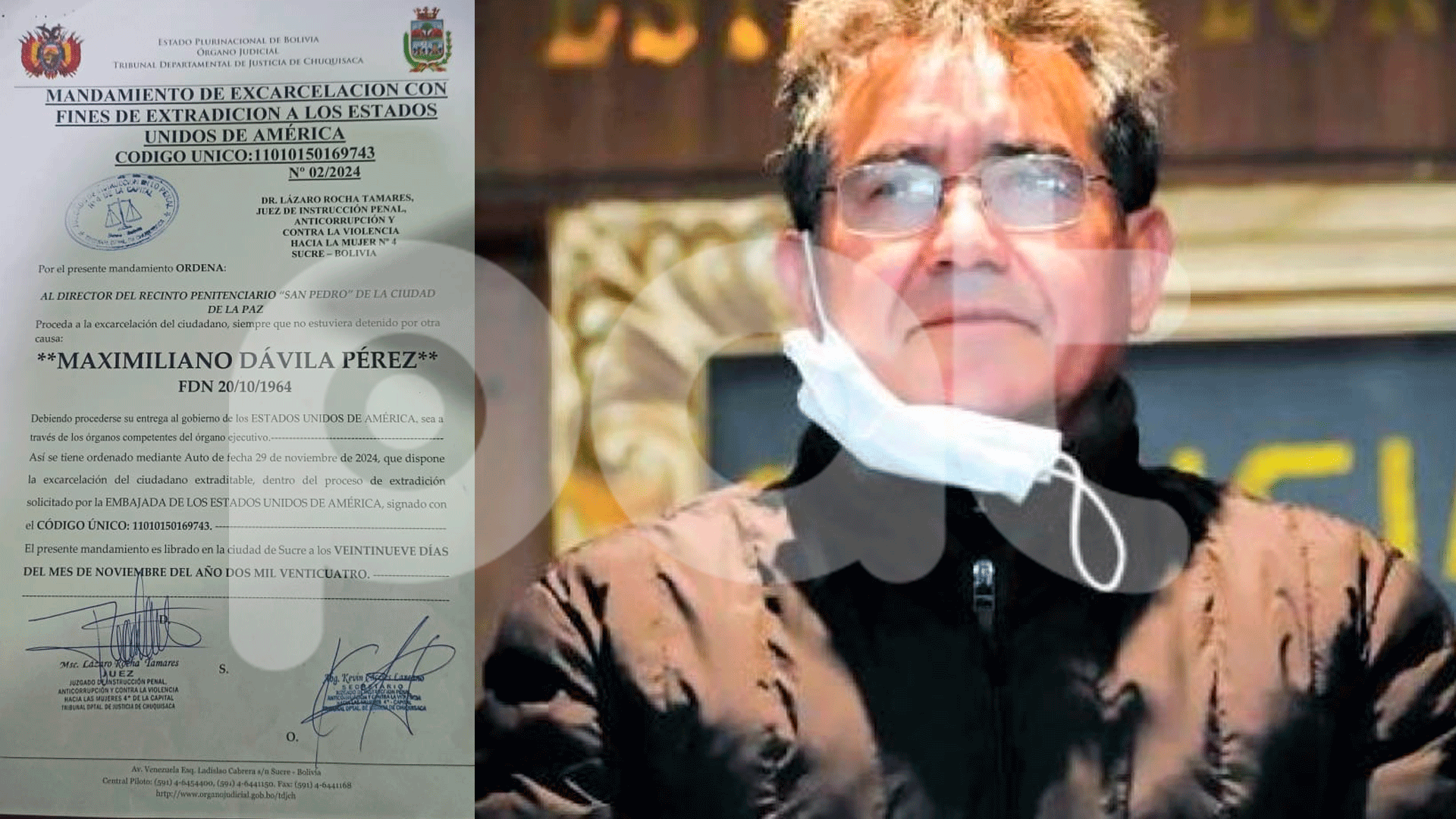 Extraditan a Maximiliano Dávila a Estados Unidos en un operativo policial relámpago
