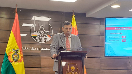 Ávila presenta balance de 90 días de gestión en la Cámara de Senadores