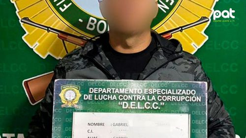Oficial de la Policía es enviado a Palmasola por vínculos con el narcotráfico
