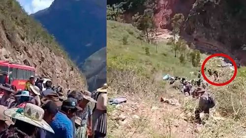 Bus se embarranca en la ruta Quillacollo–Morochata y deja fallecidos y heridos Bus se embarranca en la ruta Quillacollo–Morochata y deja fallecidos y heridos