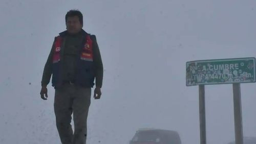 Alerta por nevadas activa prevención climática en cinco departamentos