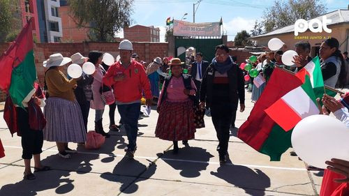 Cuatro nuevas aulas beneficiarán a estudiantes del nivel inicial en El Alto