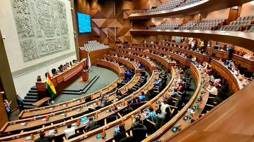Suspenden sesión en la Asamblea Legislativa por licencia de senadores y queda pendiente crédito de $us 30 millones