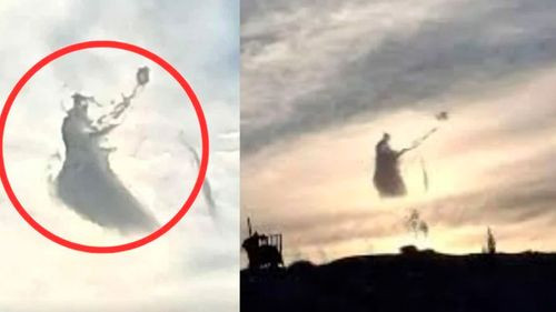Figura extraña en el cielo de Monterrey genera miedo y misterio