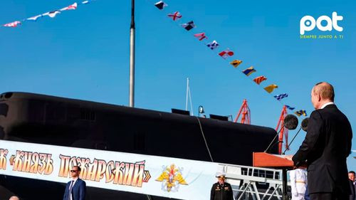 Putin anunció la construcción de seis nuevos submarinos nucleares para 2030