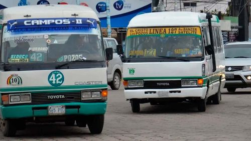 Transporte cruceño dividido ante el paro nacional convocado para el 5 de mayo