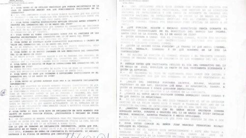 Capitán declara que ordenaron trasladar maletas incautadas en el caso Marset