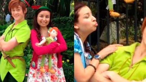 Una fan de Peter Pan se convierte en fenómeno viral