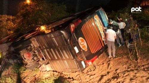 Identifican a los heridos del accidente de bus en la ruta Tarija–Santa Cruz