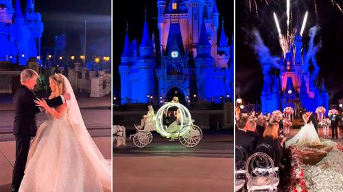 Una boda de cuento de hadas en Disney emociona a miles y se vuelve viral