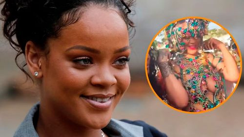 Rihanna deslumbra en el carnaval de Barbados