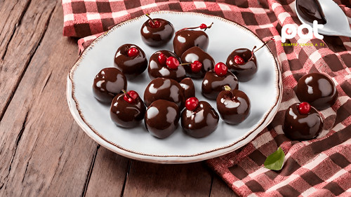 3 de Enero día más dulce del año: cerezas cubiertas de chocolate