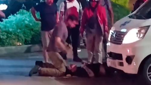 Accidente en el tercer anillo y avenida Bush deja un fallecido y un motociclista herido