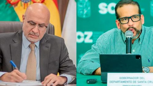 Lupo y Camacho se reúnen en La Paz para coordinar gestión institucional