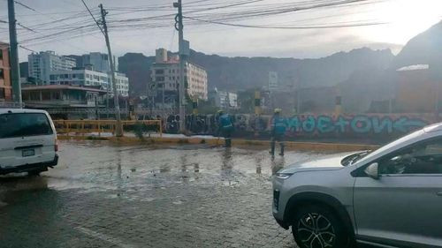 Alcaldía de La Paz emite alerta y recomendaciones por lluvia con granizo