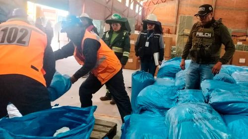 Incautan químicos en Oruro