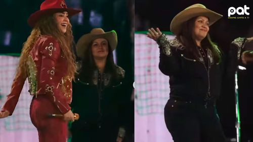 Shakira invita a la boliviana Lili Melgar a su escenario en Ciudad de México