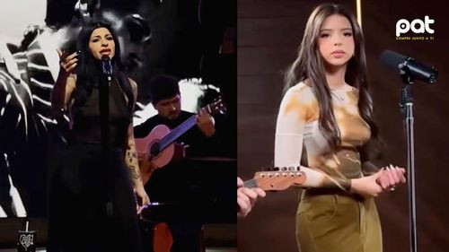 Ángela Aguilar enfrenta críticas  por presuntamente imitar a Cazzu