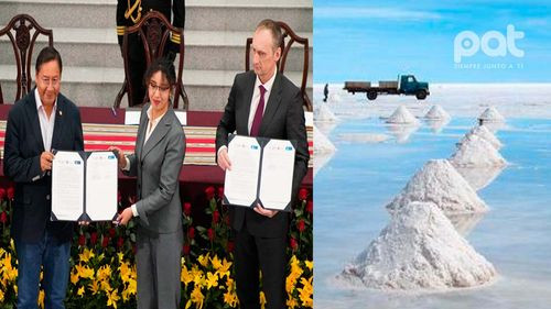 Bolivia y Rusia firman acuerdo de $us 450 millones para explotación de litio en la transición hacia energías limpias