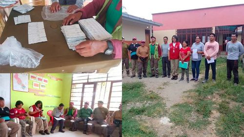 Brigadas de Salud del SEDES La Paz evalúan focos de calor y distribuyen pastillas potabilizadoras en Palos Blancos