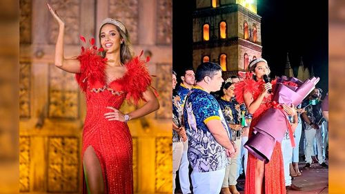 Aitana Tufiño es coronada reina del carnaval cruceño 2024