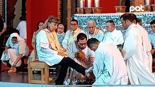 Celebración del Jueves Santo en la Catedral: un acto de humildad y servicio