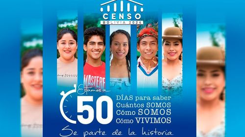Faltan 50 días: Censo Bolivia 2024 avanza y cuenta con más de 600.000 voluntarios