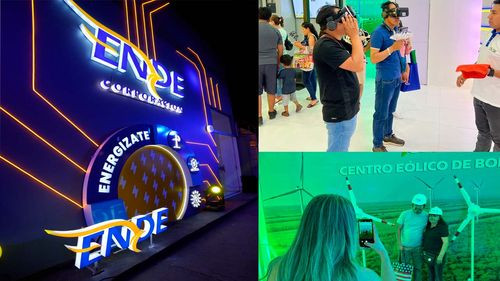 ENDE destaca el potencial eólico en su stand de la FEXPOCRUZ 2023