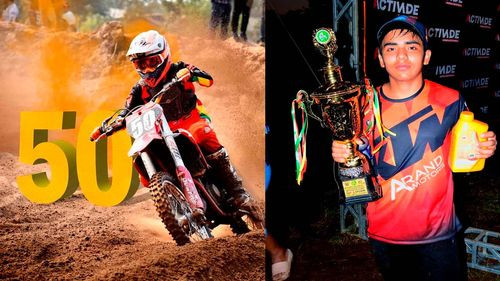Joven piloto cruceño Eduardo Guzmán se prepara para representar a Bolivia en el Mundial de Motocross MX-2 en México