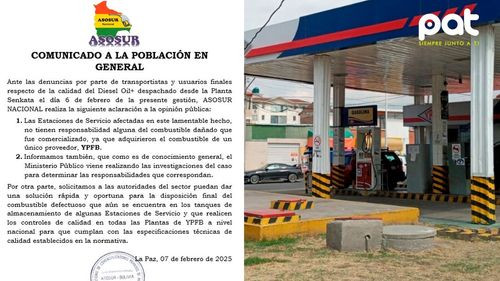 Estaciones de servicio deslindan responsabilidad por combustible dañado 