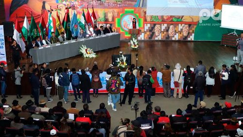 Alcaldesa de El Alto Eva Copa, presenta  informe de rendición pública de cuentas