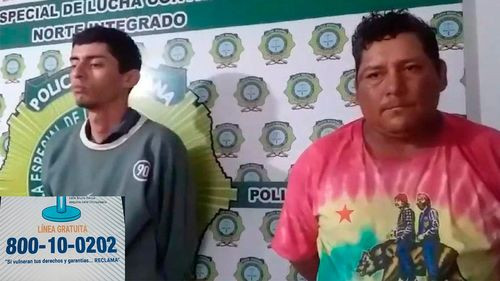 Agentes de la Fuerza Especial de Lucha contra el Crimen de Montero capturan a dos personas implicadas en distintos delitos
