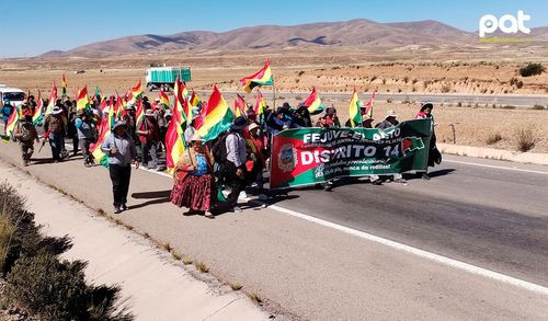 Fejuve de El Alto inicia marcha para demandar cumplimiento de reivindicaciones