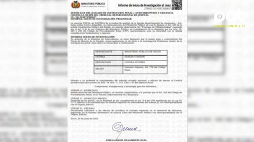 Fiscalía inicia investigación preliminar por lesiones culposas en el caso del gobernador de Chuquisaca