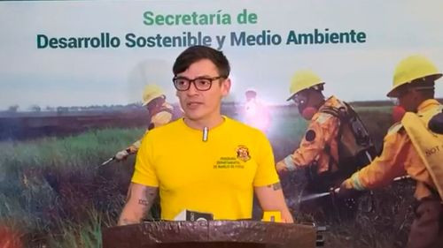 El departamento registra cuatro incendios forestales activos