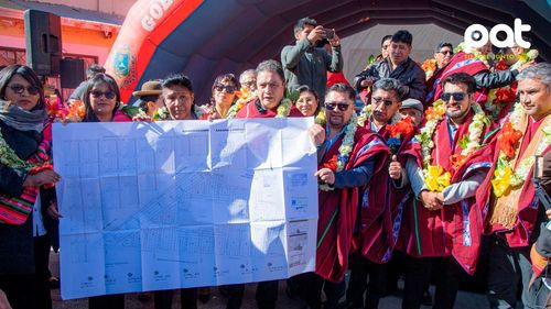 Futecra inicia festejos por sus 40 años con entrega de alcantarillado y planimetría