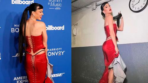 Katy Perry deslumbra en los premios Billboard Women in Music 2024 con un atuendo atrevido