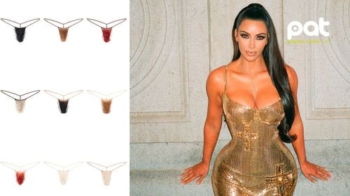  Kim Kardashian lanza tangas con vello púbico falso y desata debate sobre los estándares de belleza