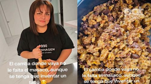  La niñera boliviana de Shakira, Lili Melgar, conquista las redes con su masaco de plátano en Miami