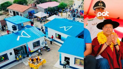 Presidente Luis Arce entrega 80 viviendas en Uriondo, Tarija, y anuncia nuevas obras